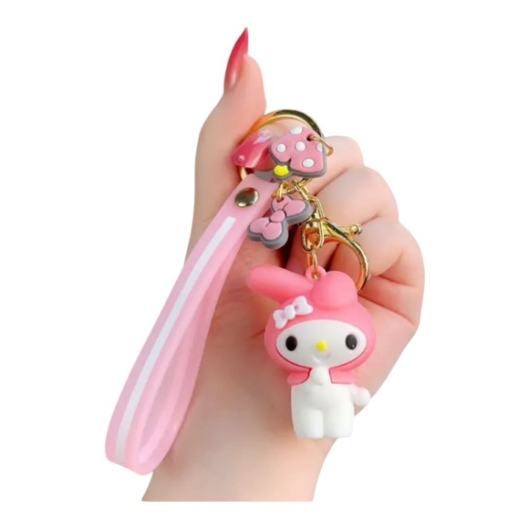 Sanrio My Melody Pink & White Keychain - Picture 1 of 5